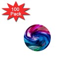 Water Paint 1  Mini Button (100 pack) 