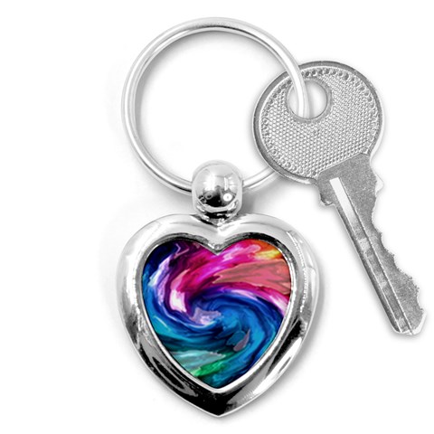 Water Paint Key Chain (Heart) from ArtsNow.com Front