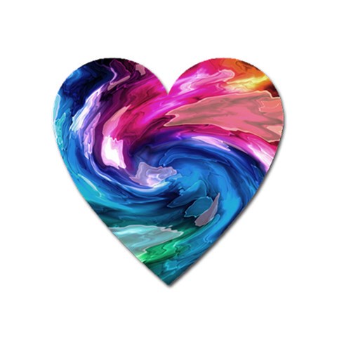 Water Paint Magnet (Heart) from ArtsNow.com Front