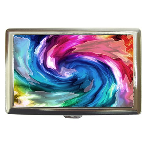 Water Paint Cigarette Money Case from ArtsNow.com Front