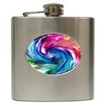 Water Paint Hip Flask (6 oz)