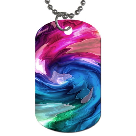 Water Paint Dog Tag (Two Sides) from ArtsNow.com Front