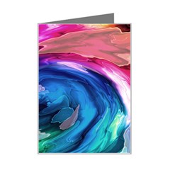 Water Paint Mini Greeting Card from ArtsNow.com Left