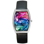 Water Paint Barrel Style Metal Watch