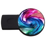 Water Paint USB Flash Drive Round (4 GB)