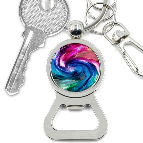 Water Paint Bottle Opener Key Chain from ArtsNow.com Front