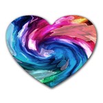 Water Paint Heart Mousepad