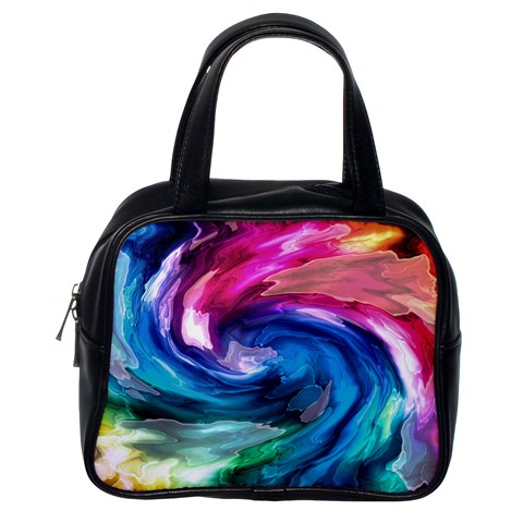 Water Paint Classic Handbag (Two Sides) from ArtsNow.com Back