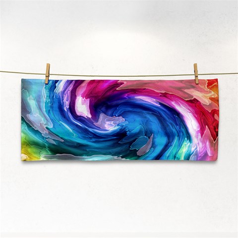 Water Paint Hand Towel from ArtsNow.com Front