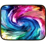 Water Paint Fleece Blanket (Mini)