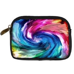 Water Paint Digital Camera Leather Case from ArtsNow.com Front