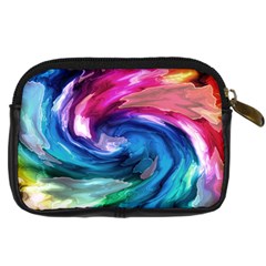 Water Paint Digital Camera Leather Case from ArtsNow.com Back