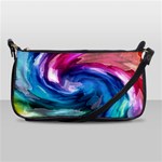 Water Paint Shoulder Clutch Bag