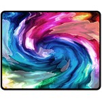 Water Paint Fleece Blanket (Medium)