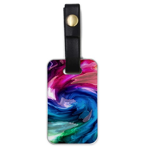 Water Paint Luggage Tag (one side) from ArtsNow.com Front