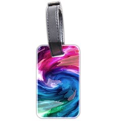 Water Paint Luggage Tag (two sides) from ArtsNow.com Back