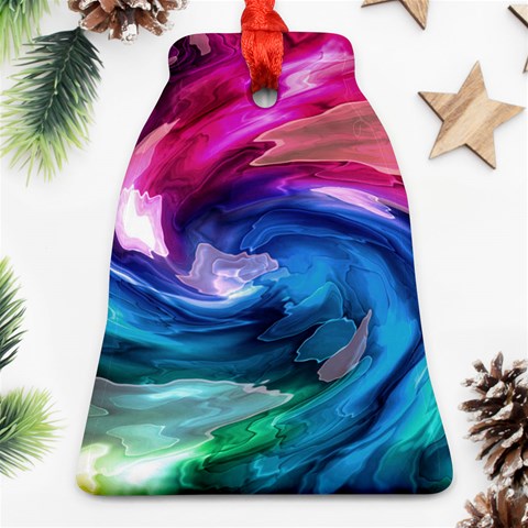 Water Paint Ornament (Bell) from ArtsNow.com Front