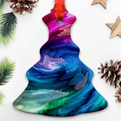 Water Paint Christmas Tree Ornament (Two Sides) from ArtsNow.com Front