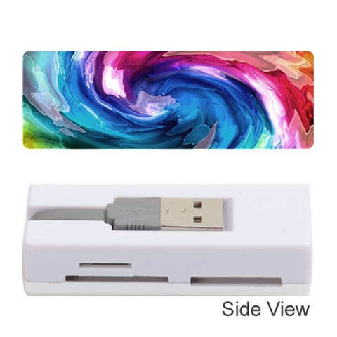 Water Paint Memory Card Reader (Stick) from ArtsNow.com Front