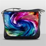 Water Paint Messenger Bag