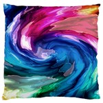 Water Paint Large Cushion Case (One Side)