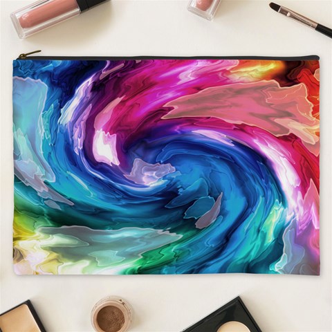 Water Paint Cosmetic Bag (XXXL) from ArtsNow.com Front