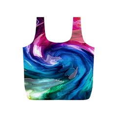 Water Paint Full Print Recycle Bag (S) from ArtsNow.com Back