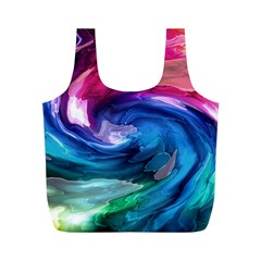 Water Paint Full Print Recycle Bag (M) from ArtsNow.com Front