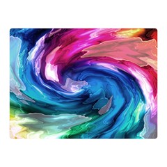 Water Paint Double Sided Flano Blanket (Mini) from ArtsNow.com 35 x27  Blanket Back