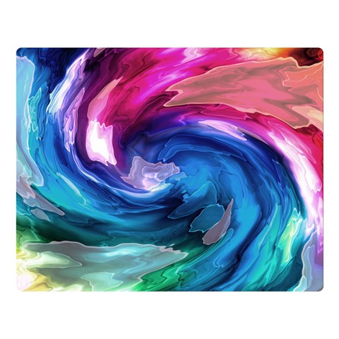Water Paint Double Sided Flano Blanket (Large) from ArtsNow.com 80 x60  Blanket Front