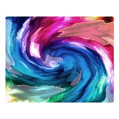 Water Paint Double Sided Flano Blanket (Large) from ArtsNow.com Blanket Back