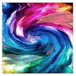 Water Paint Large Satin Scarf (Square)