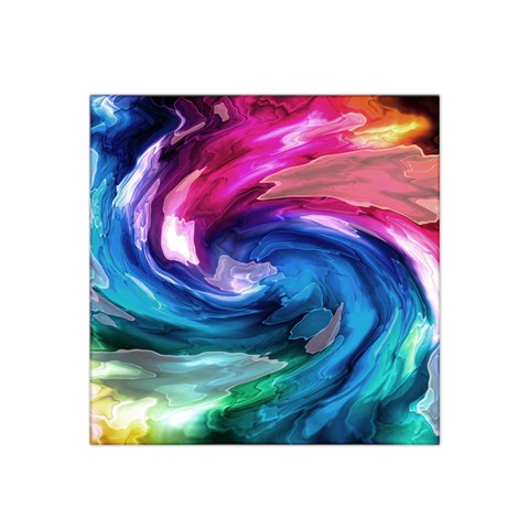 Water Paint Satin Bandana Scarf from ArtsNow.com Front