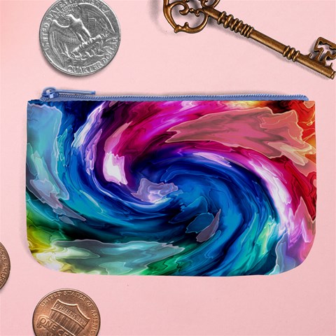 Water Paint Large Coin Purse from ArtsNow.com Front