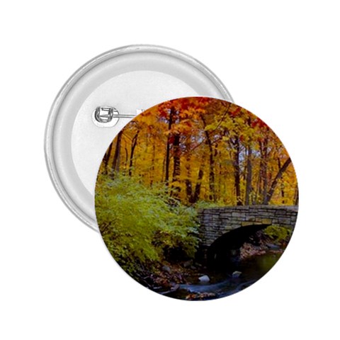 Stone Country Bridge 2.25  Button from ArtsNow.com Front