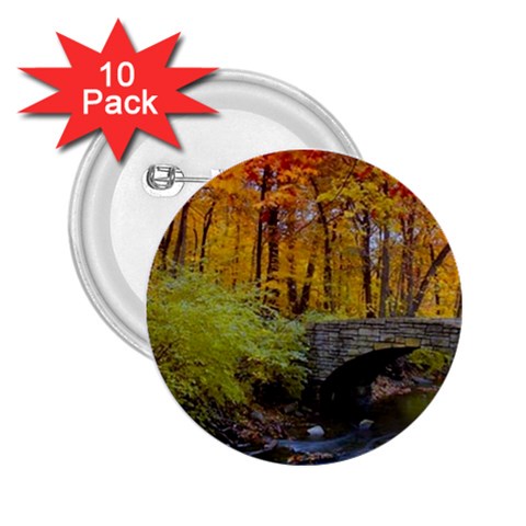Stone Country Bridge 2.25  Button (10 pack) from ArtsNow.com Front