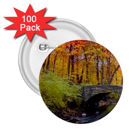 Stone Country Bridge 2.25  Button (100 pack) from ArtsNow.com Front