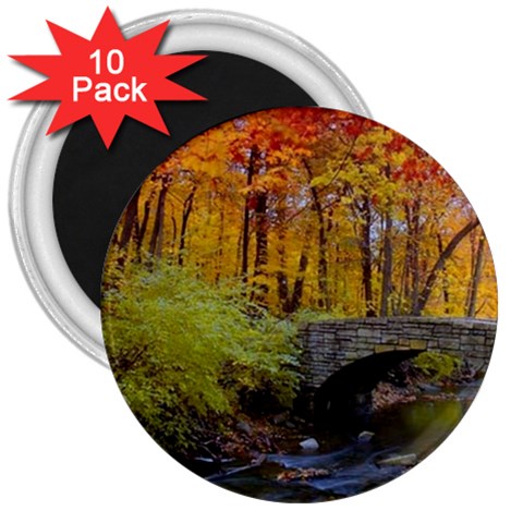 Stone Country Bridge 3  Magnet (10 pack) from ArtsNow.com Front