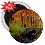 Stone Country Bridge 3  Magnet (10 pack)