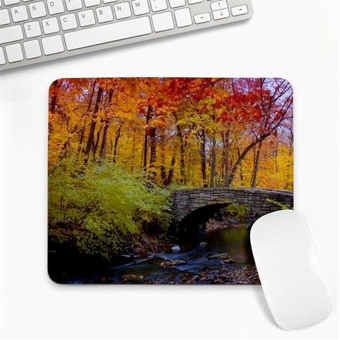 Stone Country Bridge Large Mousepad from ArtsNow.com Front