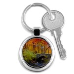 Stone Country Bridge Key Chain (Round)