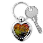 Stone Country Bridge Key Chain (Heart)