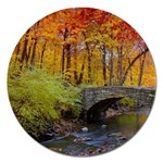 Stone Country Bridge Magnet 5  (Round)