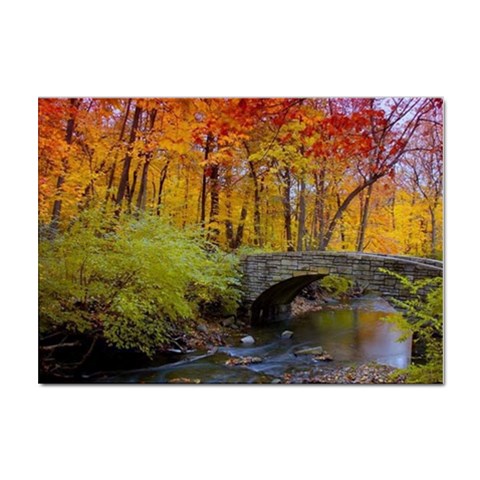 Stone Country Bridge Sticker A4 (10 pack) from ArtsNow.com Front