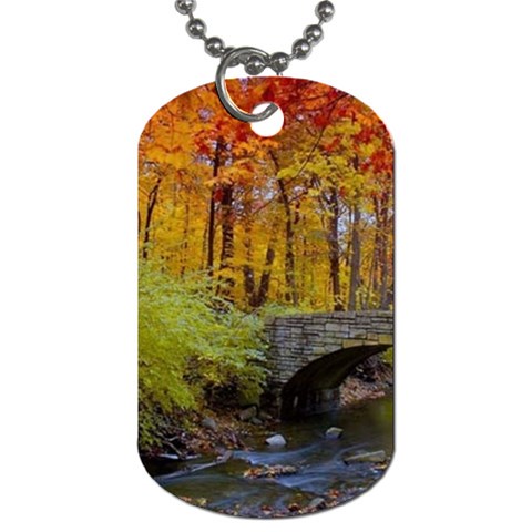 Stone Country Bridge Dog Tag (Two Sides) from ArtsNow.com Front