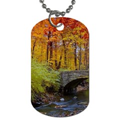 Stone Country Bridge Dog Tag (Two Sides) from ArtsNow.com Front