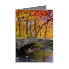 Stone Country Bridge Mini Greeting Card from ArtsNow.com Left