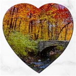 Stone Country Bridge Jigsaw Puzzle (Heart)