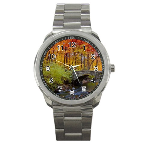 Stone Country Bridge Sport Metal Watch from ArtsNow.com Front