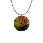 Stone Country Bridge 1  Button Necklace